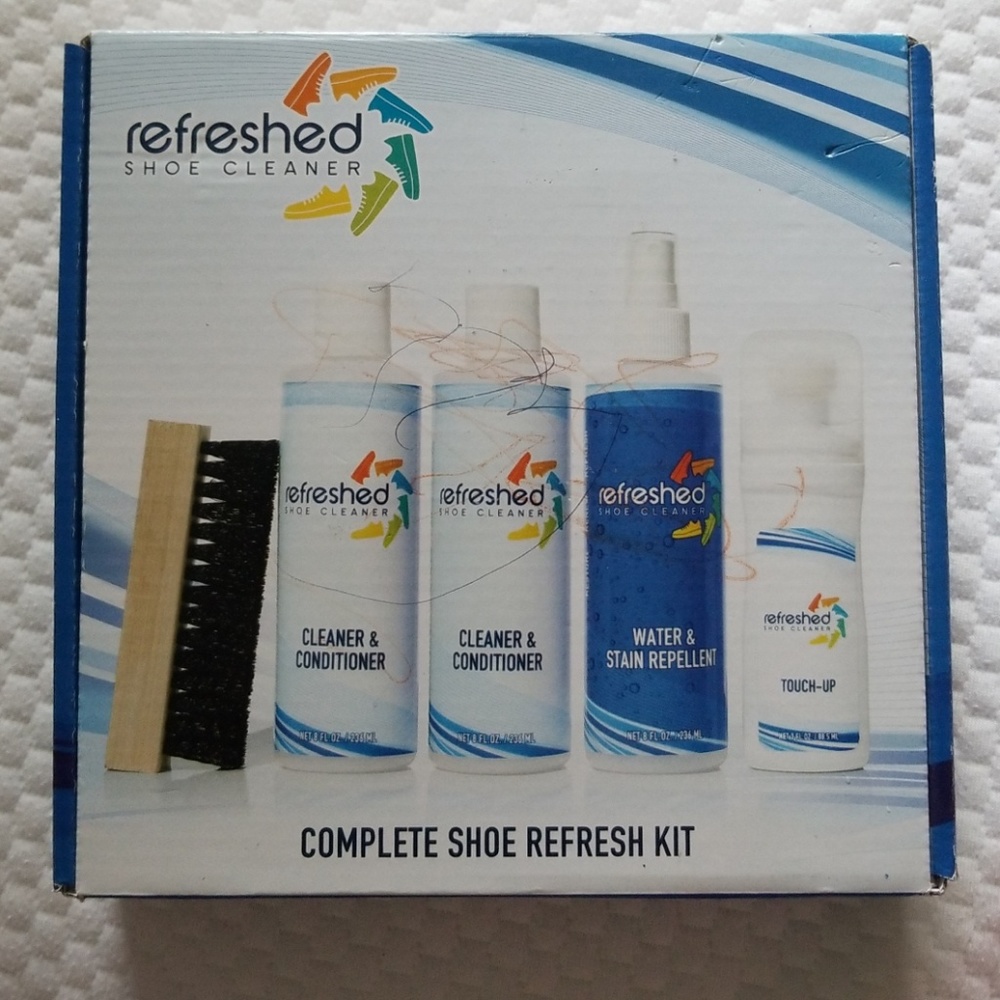 Refreshed shoe cleaner kit
